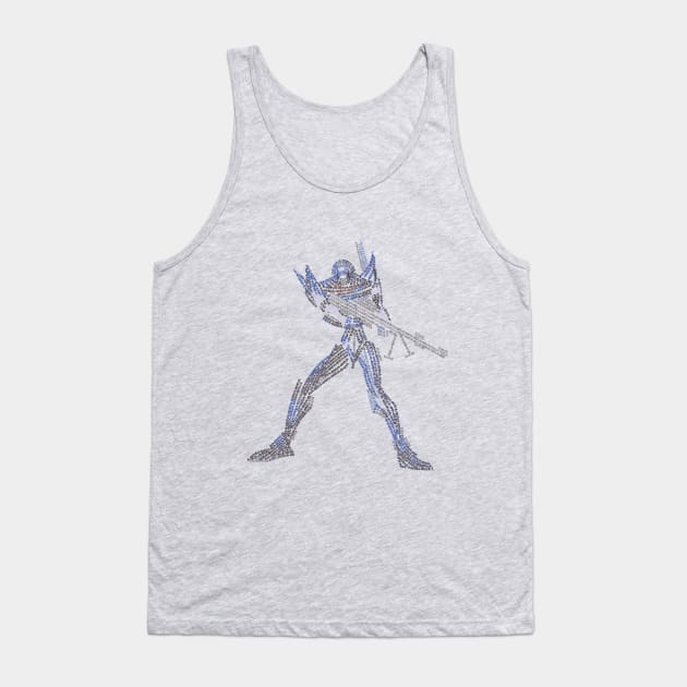 Neon Genesis Evangelion - EVA 00 Tank Top by mijrae